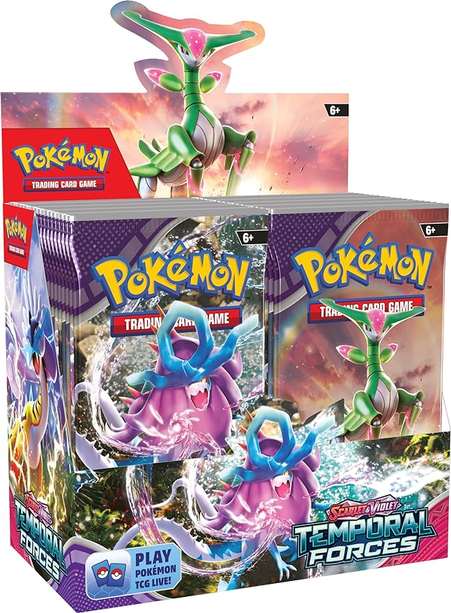 Pokémon TCG: Scarlet & Violet-Temporal Forces Booster Display Box (36 Packs)