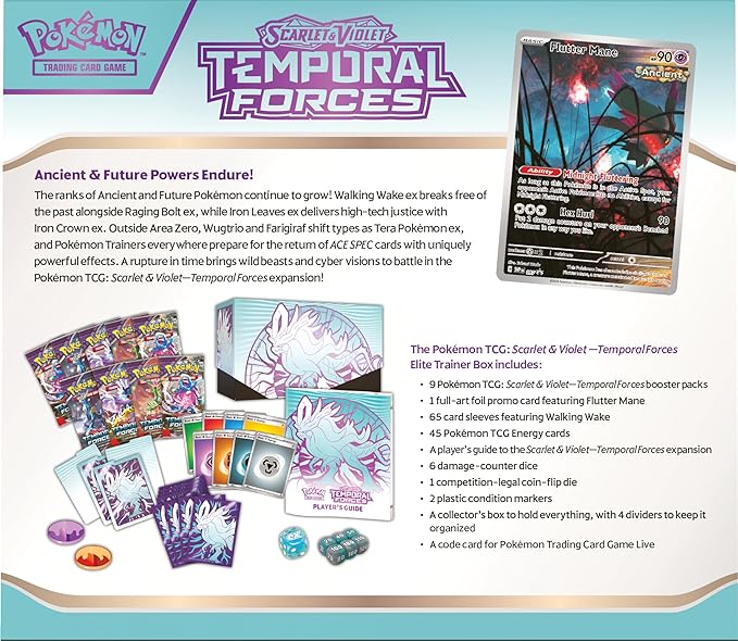 Pokémon TCG: Scarlet & Violet—Temporal Forces Elite Trainer Box