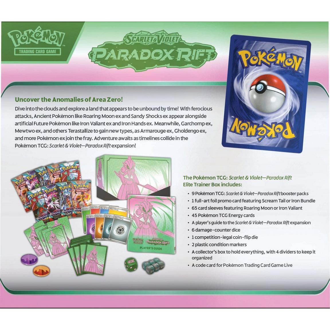 Pokémon Trading Card Game: Scarlet and Violet Paradox Rift Elite Trainer Box (Styles May Vary)